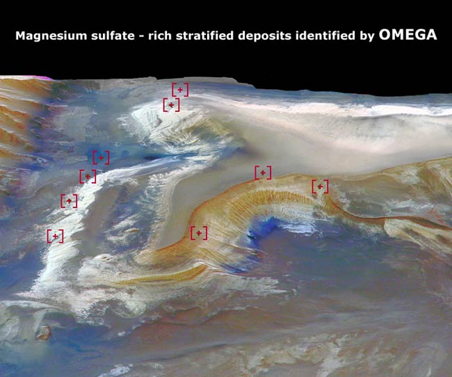 Mars Studies Find Buried Crater and Signs of Past Water